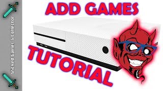 How can you add games to the X-Game Xbox One Clone from china ?