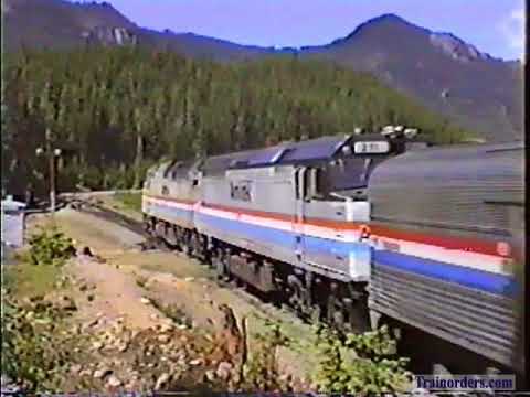 Classic Railroad Series 853 - SP action at Cruzette, OR 1990.