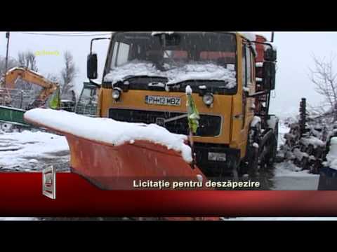 Licitație pentru deszăpezire