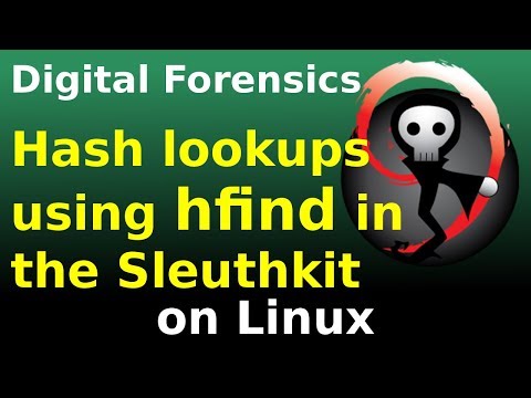 [How to] Sleuthkit hfind for hash lookup in Linux