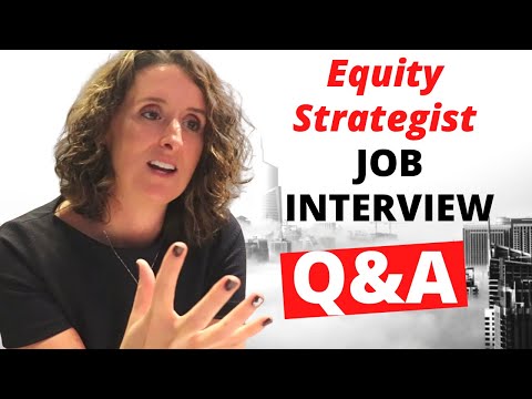Finance Career Advice: Financial and Equity Research Analyst Job Interview Questions 2020