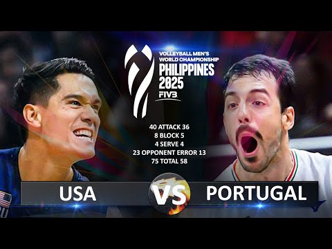 USA vs Portugal | Men's World Championship 2025