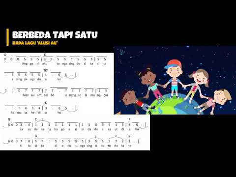Berbeda Tapi Satu  (nada lagu Batak 'Alusi Au')   |  Lagu Sekolah Minggu