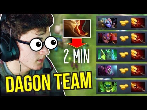 5 DAGON ARMY - Miracle Tinker 2 Minutes Boot of Travel 7.07 Turbo Mode | Dota 2