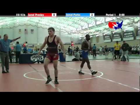 University Nat`ls FS  66 KG / 145.5 lbs: Jared Presley vs. Jamal Parks