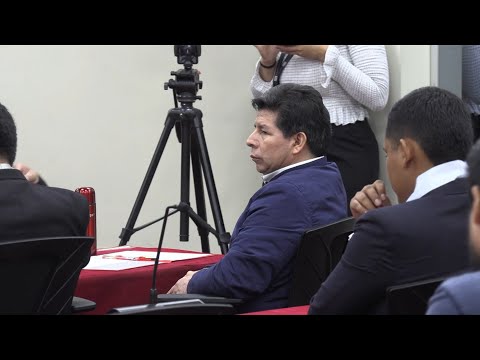 Video | Former Peruvian president Pedro Castillo attends sentencing hearing in Lima | AFP