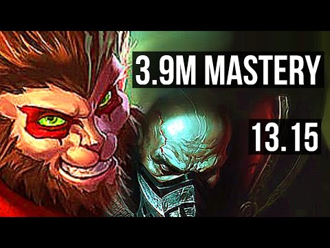 WUKONG vs URGOT (TOP) | 3.9M mastery, 4/0/3, 700+ games | KR Master | 13.15