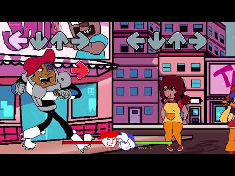 Boo Yah | FNF: VS CYBORG (Teen Titans Go!)