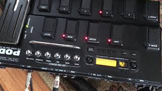 Video thumbnail for Line 6 POD XT Live Test (Factory Settings) by Brook Hoover