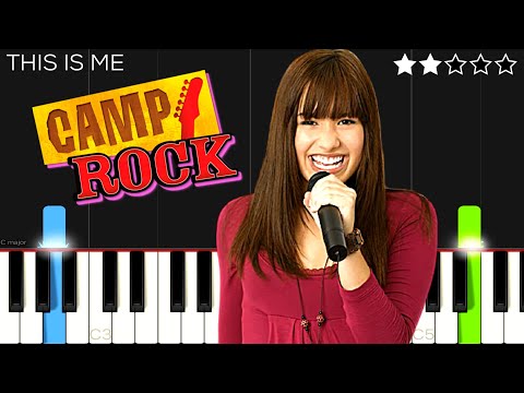 Demi Lovato, Joe Jonas - This Is Me (From “Camp Rock”) | EASY Piano Tutorial