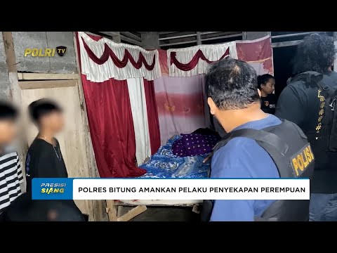 POLRES BITUNG AMANKAN PELAKU PENYEKAPAN REMAJA PUTRI