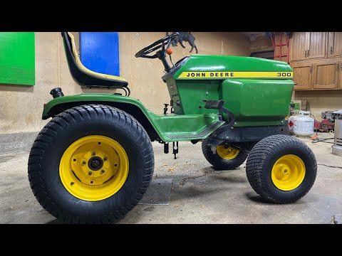 John Deere 300 Diesel engine conversion.  K341 to 10 HP diesel