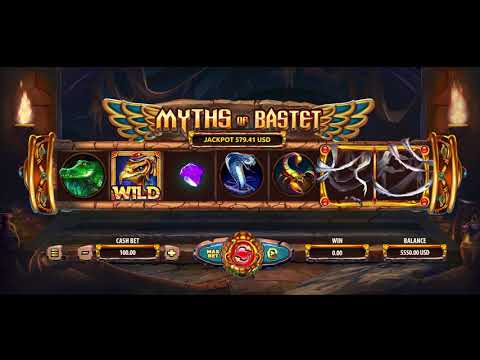 MYTHS OF BASTET – FREE SPINS. CRAZY WINS!