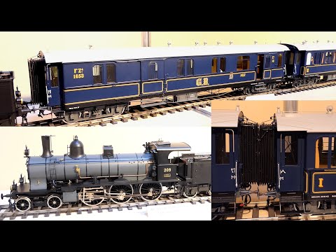 Fulgurex 1:32 GB-Gotthardbahn-Wagen von 1897 und A 3/5 Serie 200 - Int. Spur-1-Treffen Speyer 2023