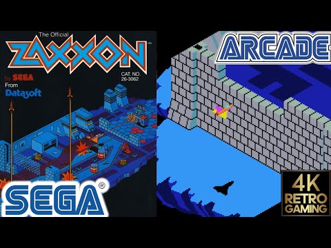 Zaxxon Arcade ( Sega 1982 ) 4k Gameplay