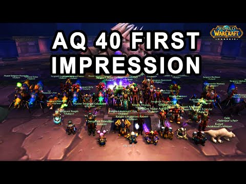 My First Impressions of AQ40