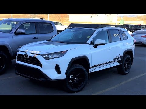 Lifted 2021 Toyota RAV4 LE on 245/65R17 Falken Wildpeak Tires