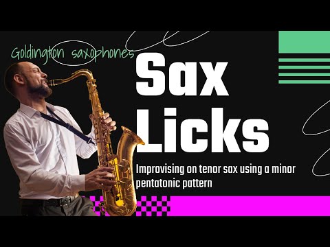 Improvising on Tenor Sax 🎷 Easy Minor Pentatonic Pattern for Great Solos