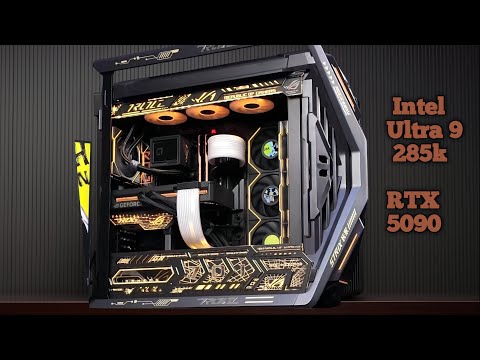 Super powerful 👺 8K Gaming PC Build 🔥With Intel ultra 9 285K + Rog Liquid Cooled RTX 5090 Monster!