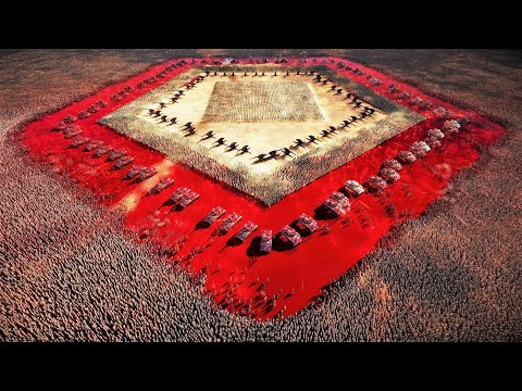 4,000,000 Zombies & Orcs Attack MODERN ARMY - Ultimate Epic Battle Simulator 2 UEBS 2