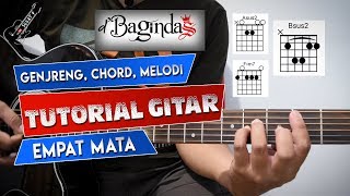 CHORD + MELODI D&#39;Bagindas Empat Mata | Tutorial Gitar By Sobat P