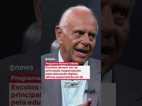 Entrevista com professor da UFRJ Prof. Roaldo Mota comentando a importancia da Educação e letramento digital nas escolas 
