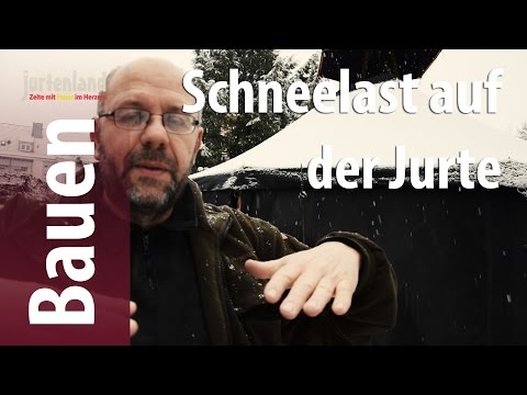 Schneelast auf der Jurte - Jurtenland