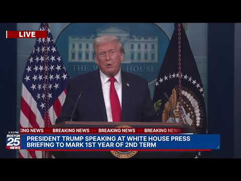 WATCH LIVE: President Trump speaking at White House press briefing.