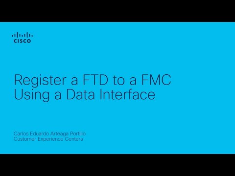 Register FTD to FMC Using a Data Interface | Cisco Secure Firewall Configuration