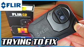 Trying to Fix a Faulty FLIR C2 Thermal Camera | Red Hot Chip Issue