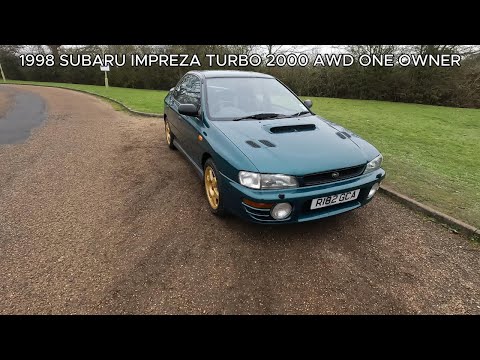 1998 SUBARU IMPREZA TURBO 2000 AWD ONE OWNER