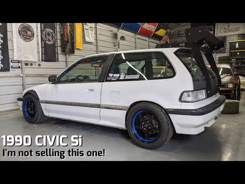 1990 Civic Si - JDM Front Bumper, Hasport Mounts, Clear Taillights & Battery Relocation