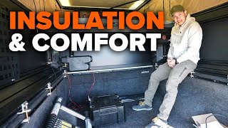 Insulating My Truck Bed for Maximum Comfort! 🛏️🔥 Camper Build