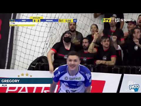 PATO FUTSAL 5 X 3 JARAGUÁ - GOLS - LNF 2022