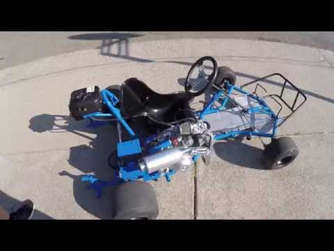 125CC GO KART FULLY AUTOMATIC TEST RUN.