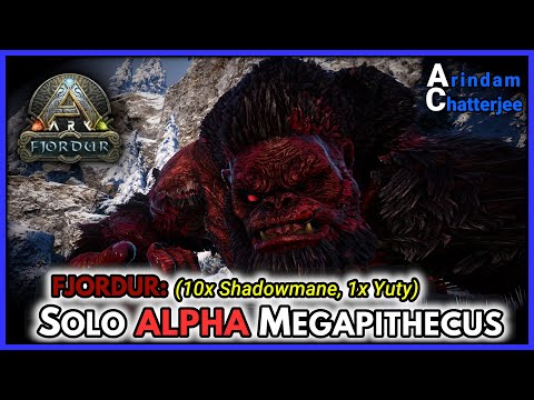ARK Fjordur SOLO ALPHA MEGAPITHECUS vs 10x Shadowmane (Easiest Way) - S2E316