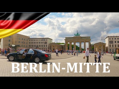 FAHREN in BERLÍN-MITTE, Stadtstaat Berlin, DEUTSCHLAND I 4K 60fps