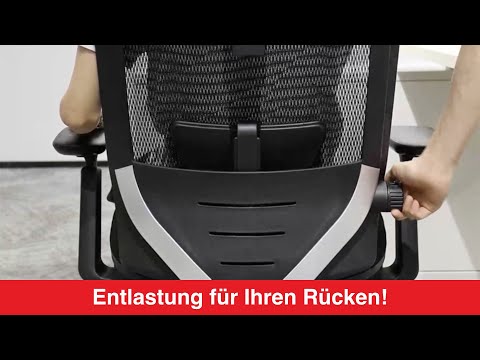 Artikelvideo 1 für LMG Bürostuhl, SM6F-BH Stoff schwarz, Gestell schwarz, Artikelnummer 271678