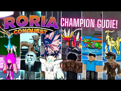 UPDATED CHAMPION GUIDE *AUGUST 2025!* RORIA CONQUEST BRICK BRONZE