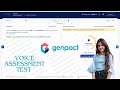 Genpact Test Live Interview