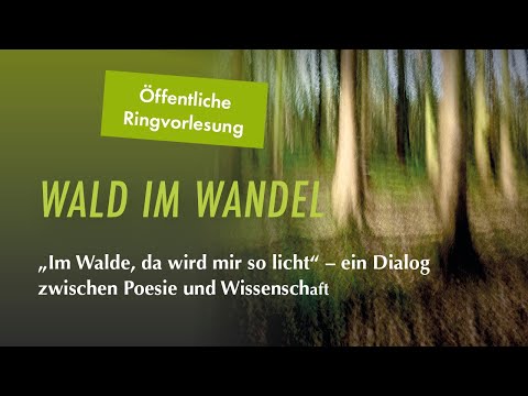 "Im Walde da wird mir so licht" – ein Dialog zwischen Poesie und Wissenschaft | Ringvorlesung