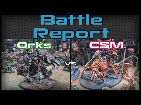 [Battle report] Orks vs. Chaos Space Marines [Hun, 2000 pts matched play game]