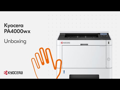 Kyocera PA3500wx — распаковка и установка