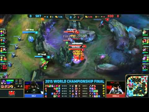 SKT vs Koo First Blood Game 1