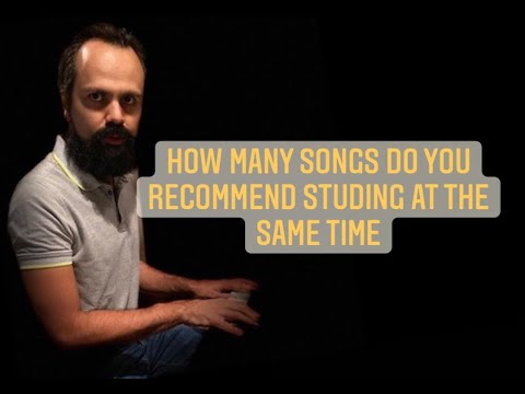 Quick Tip 185   How many songs do You recommend studing at the same time