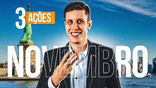 TOP 3 AÇÕES DESCONTADAS PARA NOVEMBRO DE 2024!
