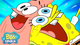 Bob Esponja | 60 minutos do Bob Esponja e Patrick fazendo BOBAGEM! 😜 | Bob Esponja em Português