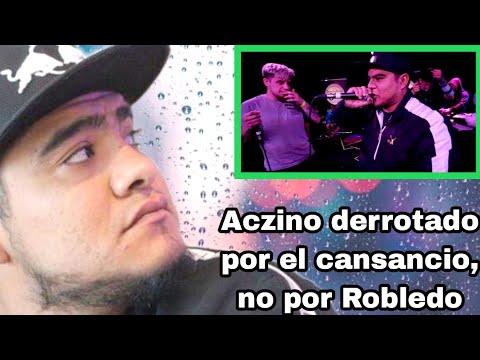 ACZINO PERDIÓ por CANSANCIO - Lalo reacciona a Aczino vs Robledo