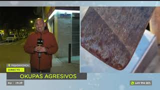 El video de los okupas de Majadahonda que agredieron a un periodista de Telemadrid