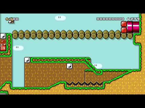 monty mole's adventure - Super Mario Maker 2 - Course World Gameplay